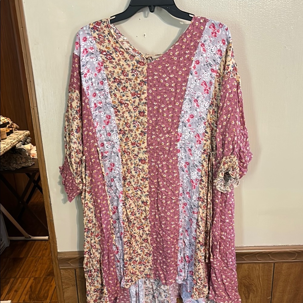 Floral Patchwork Women's dress